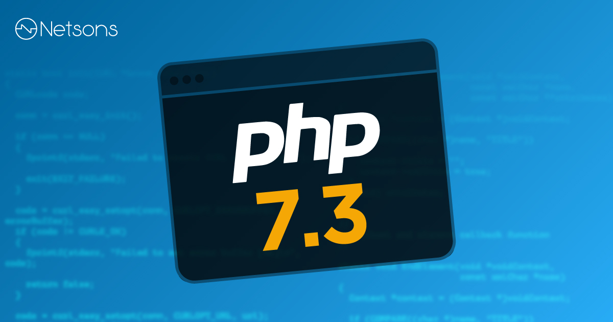 Netsons update PHP 7.3