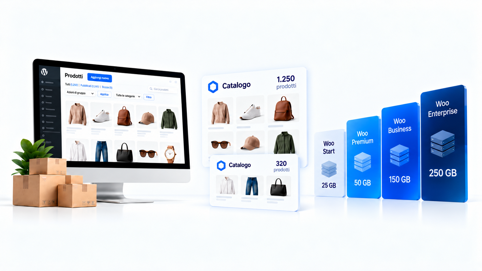 Negozio online realizzato con Hosting WooCommerce Netsons