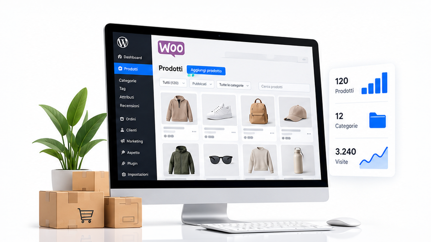 Negozio online realizzato con Hosting WooCommerce Netsons