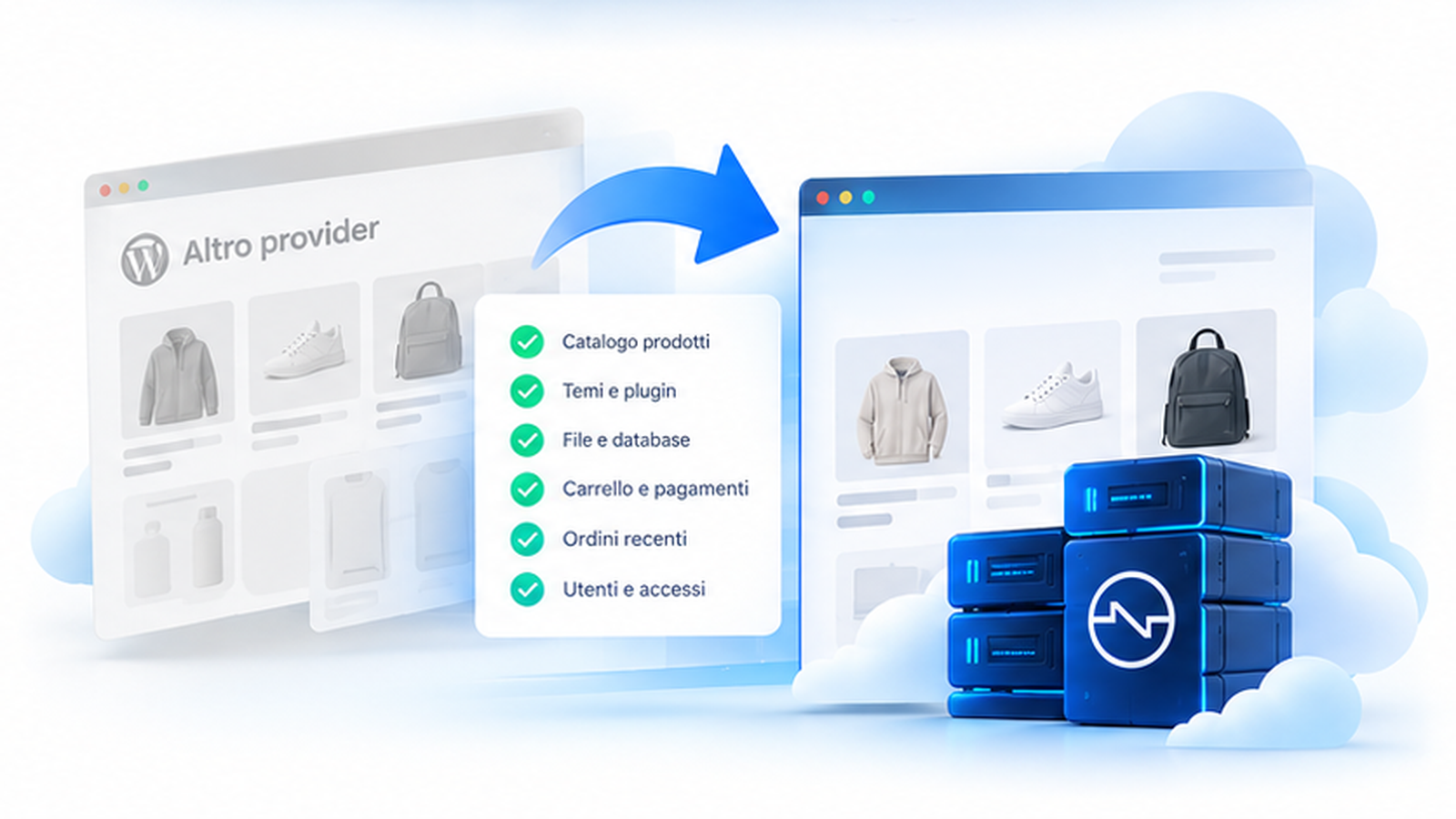 Gestione e trasferimento di uno store WooCommerce